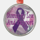 Search for purple ribbon ornaments Pancreatic cancer
