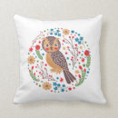 Recherche de rétro hibou coussins Motif