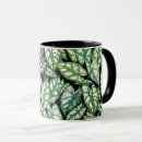Search for tropical leaves pattern mugs Tropics