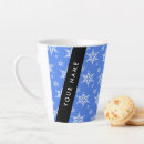 Recherche de neige tasses Monogramme