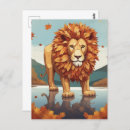 Search for male lion postcards Safari