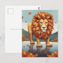 Search for male lion postcards Safari