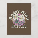 Recherche de vie heureuse cartes postales Sourire