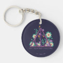 Search for deathly hallows keychains Hogwarts
