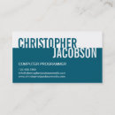 Search for teal business cards Simple