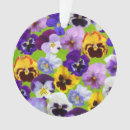 Search for pansy ornaments Pansies