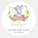 Search for pink elephant stickers Elephant baby shower