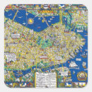 Search for old map stickers America