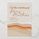Search for disco wedding invitations Terracotta