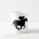 Recherche de silhouette de cheval tasses Cavalier