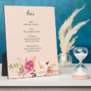 Search for easel wedding signs Floral