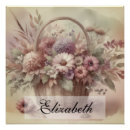 Recherche de fleurs vintage posters Aquarelle