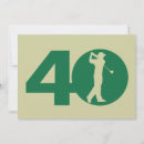 Search for golfer birthday invitations Green
