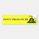 Search for dont tread on me bumper stickers Rattlesnake