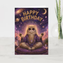Search for meditation birthday cards Cat