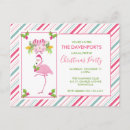 Search for florida christmas invitations Pink flamingo