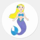 Search for blonde girl stickers Mermaid