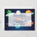 Search for space adventure birthday invitations Spaceship