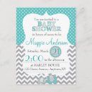 Recherche de turquoise gris invitations Chevron