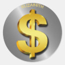 Recherche de dollar sign stickers Doré