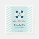 Search for nautical napkins Ahoy it's a boy