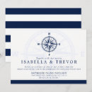 Search for nautical compass wedding invitations Unique