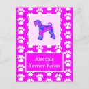 Recherche de terrier d airedale cartes postales Mignon
