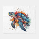 Search for turtle blankets Watercolor