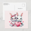 Recherche de lunettes roses cartes postales Lapin