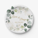 Search for eucalyptus plates Bridal shower