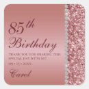Search for 85th birthday stickers Elegant
