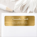 Search for metallic gold return address labels Stylish