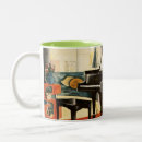 Recherche de piano vintage tasses Noir