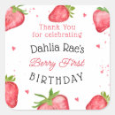 Search for strawberry birthday stickers Red strawberries