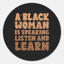 Search for african america stickers Black