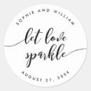 Search for sparkle wedding stickers Calligraphy