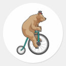 Search for bear on bike stickers Cyclist