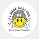 Search for brain cancer stickers Awareness month