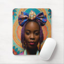 Recherche de femmes africaines tapis souris Bleu