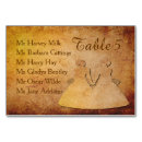 Search for textured table cards Rustic