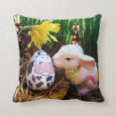 Recherche de pâques drôle coussins Lapin de pâques