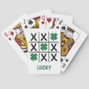Search for 4 leaf clover playing cards St patrick's day