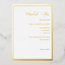 Recherche de gold foil mariage invitations Élégant