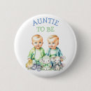 Recherche de jumeaux badges Baby shower