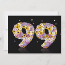 Search for 99th birthday invitations Floral