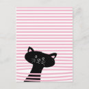 Search for my cat is my valentine postcards Cute
