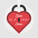 Search for lock and key ornaments Heart
