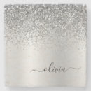 Recherche de scintillement dessous de verres Monogramme