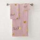 Search for pink and gold bath towels Glam