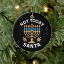Search for chanukah ornaments Santa